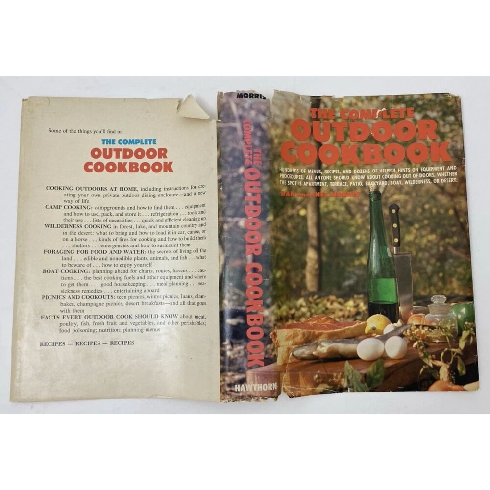 THE COMPLETE OUTDOOR COOKBOOK Dan Inez Morris Vtg 1970 DJ Picnic Camping Recipes - Picture 5 of 16
